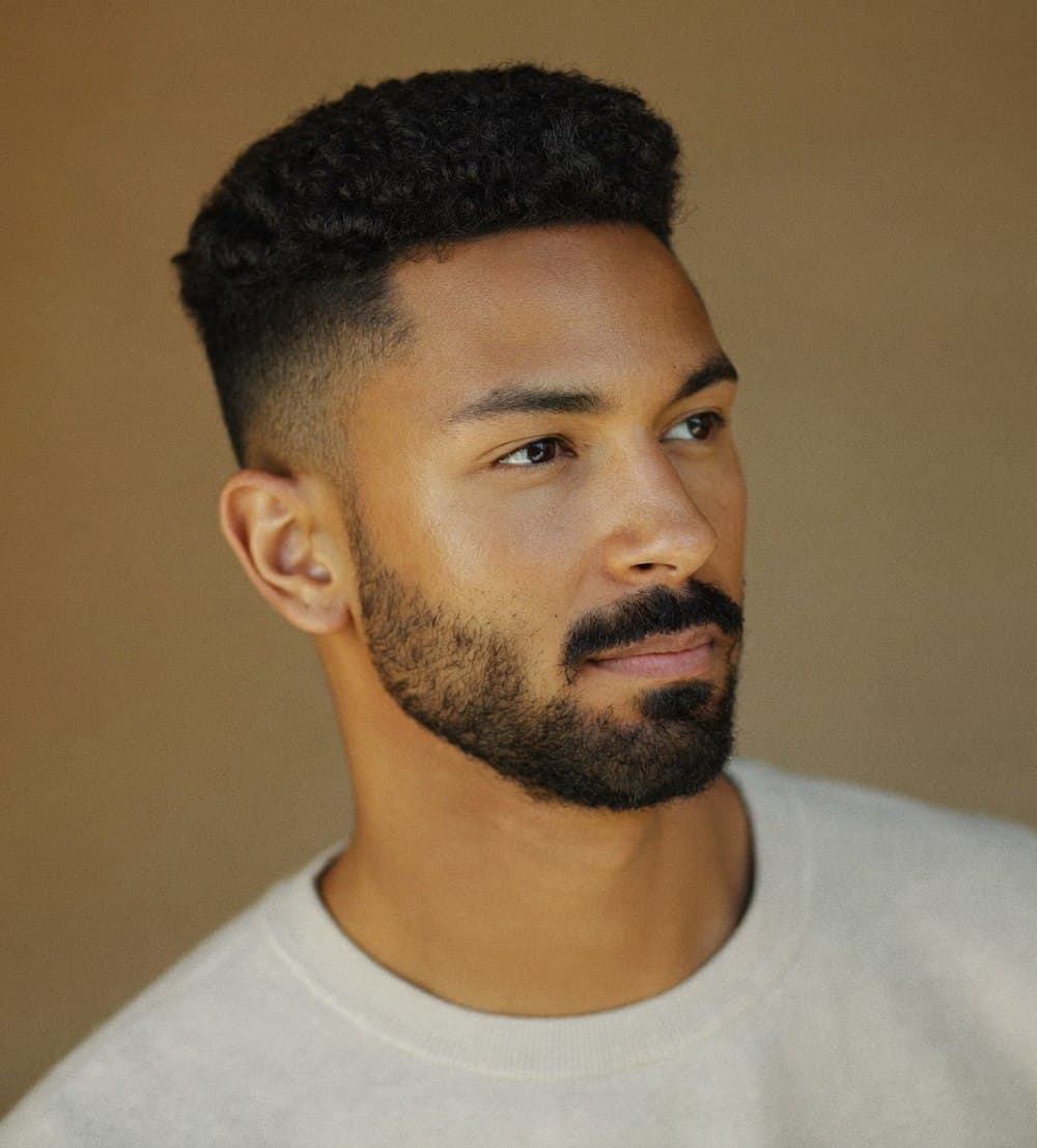Confident man with a full, healthy head of hair